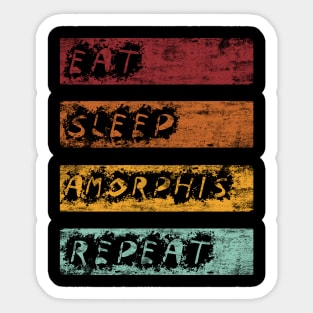 Eat Sleep Amorphis Sticker